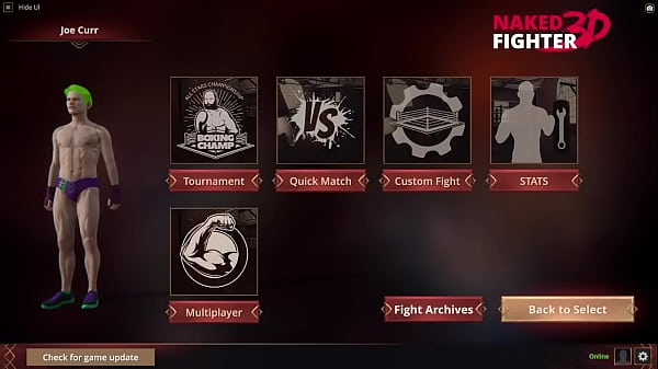 Ariana VS Joe Curr (Naked Fighter 3D)