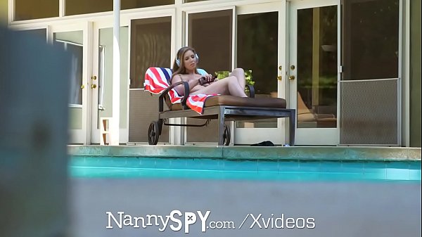 NANNYSPY Exhibitionist Nanny Lena Paul dripping CREAMPIE
