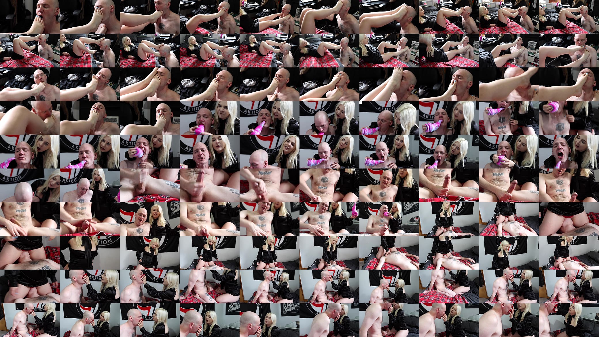 Ellie Shoule Femdom Fetish Video Bundle - THREE FULL SCENES - PANTY SNIFFING, FACESITTING, JOI, FOOT WORSHIP 预览图