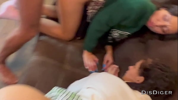 They picked up two beauties with a friend and fucked them hard