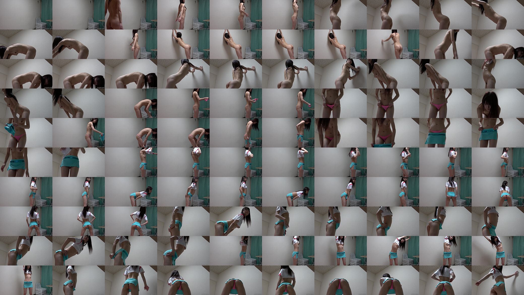 Naked Slender Japanese Getting Dressed Front of Camera 预览图