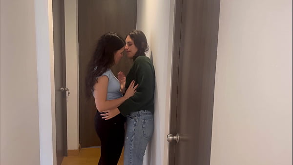 My boss and I touched each other in the office meeting, she gave me a very tasty tongue!