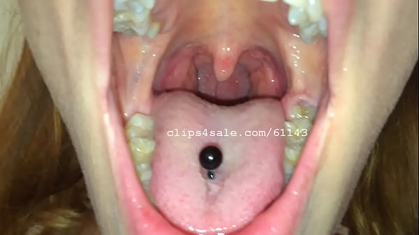 Mouth Fetish - Silvia Mouth Video 2