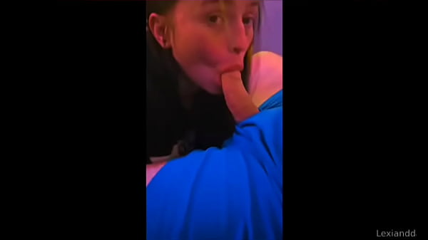 Brunette Wife Close Up ASMR Sloppy Blowjob