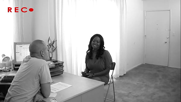 Black With Big Boobs Mahogany Takes On Big White Cock In Interracial POV