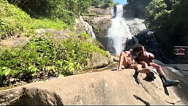 The most controversial video on Xvideos, this video almost landed us in jail, we had an orgy at the waterfall.