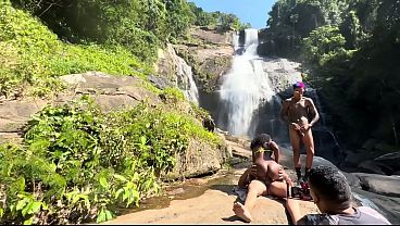The most controversial video on Xvideos, this video almost landed us in jail, we had an orgy at the waterfall.