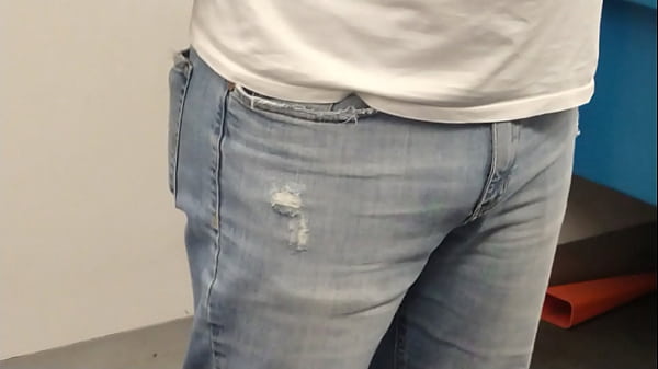 The guy's suitcase in the Rio de Janeiro subway