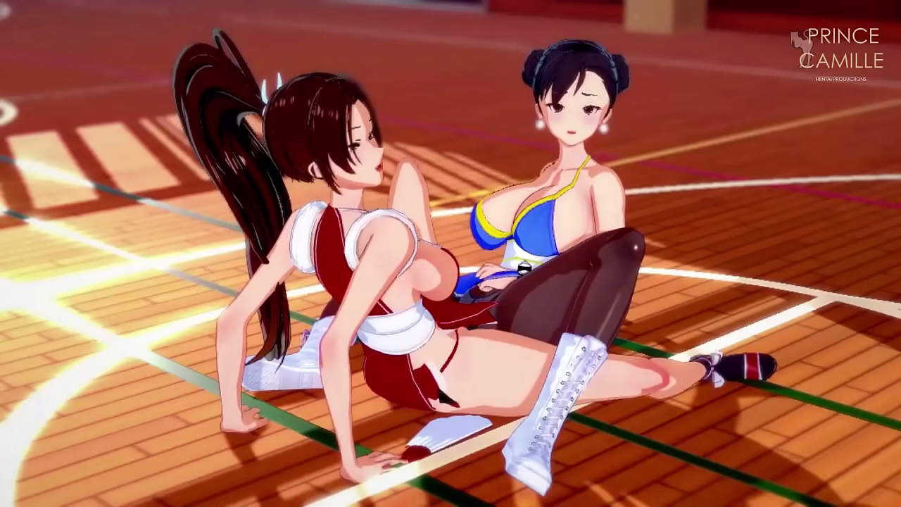 Chun Li and Mai Shiranui Scissoring Contest - Sex Fighter