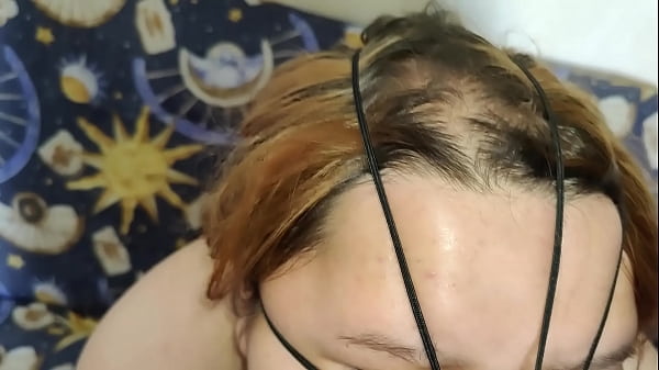 I fuck her face and I cum on her nose