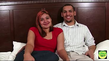 A brunette chick Dee and her boyfriend Jay are making an amateur homemade video