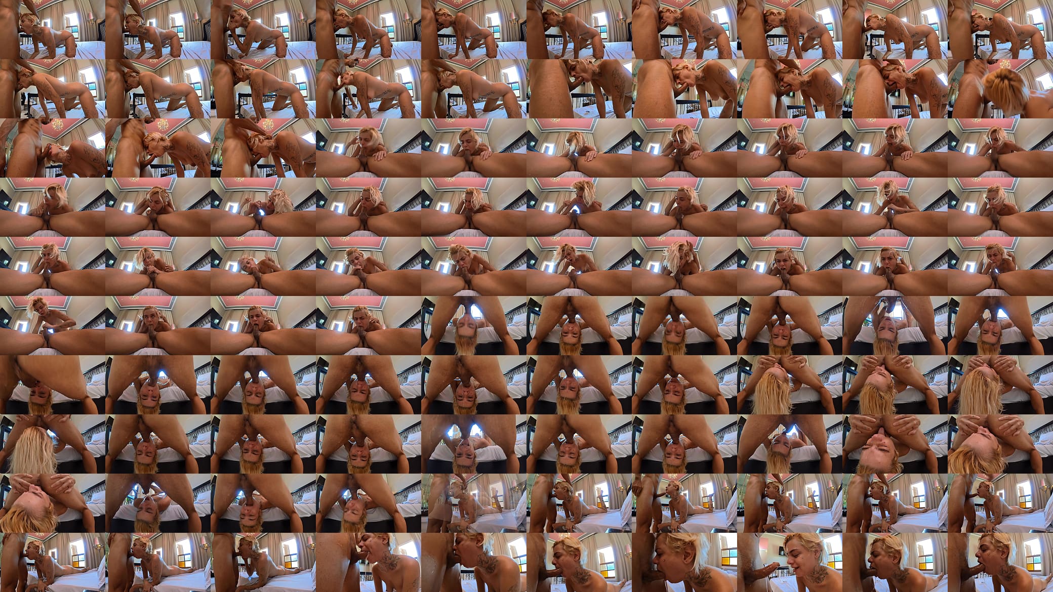 Throatfucking blonde Russah 预览图