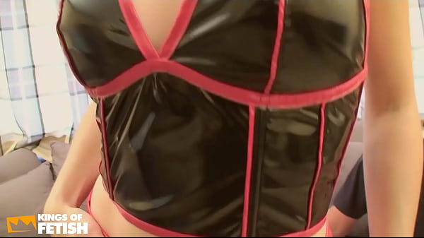 Busty blonde gets her shaved cunt smashed by two men with big dicks