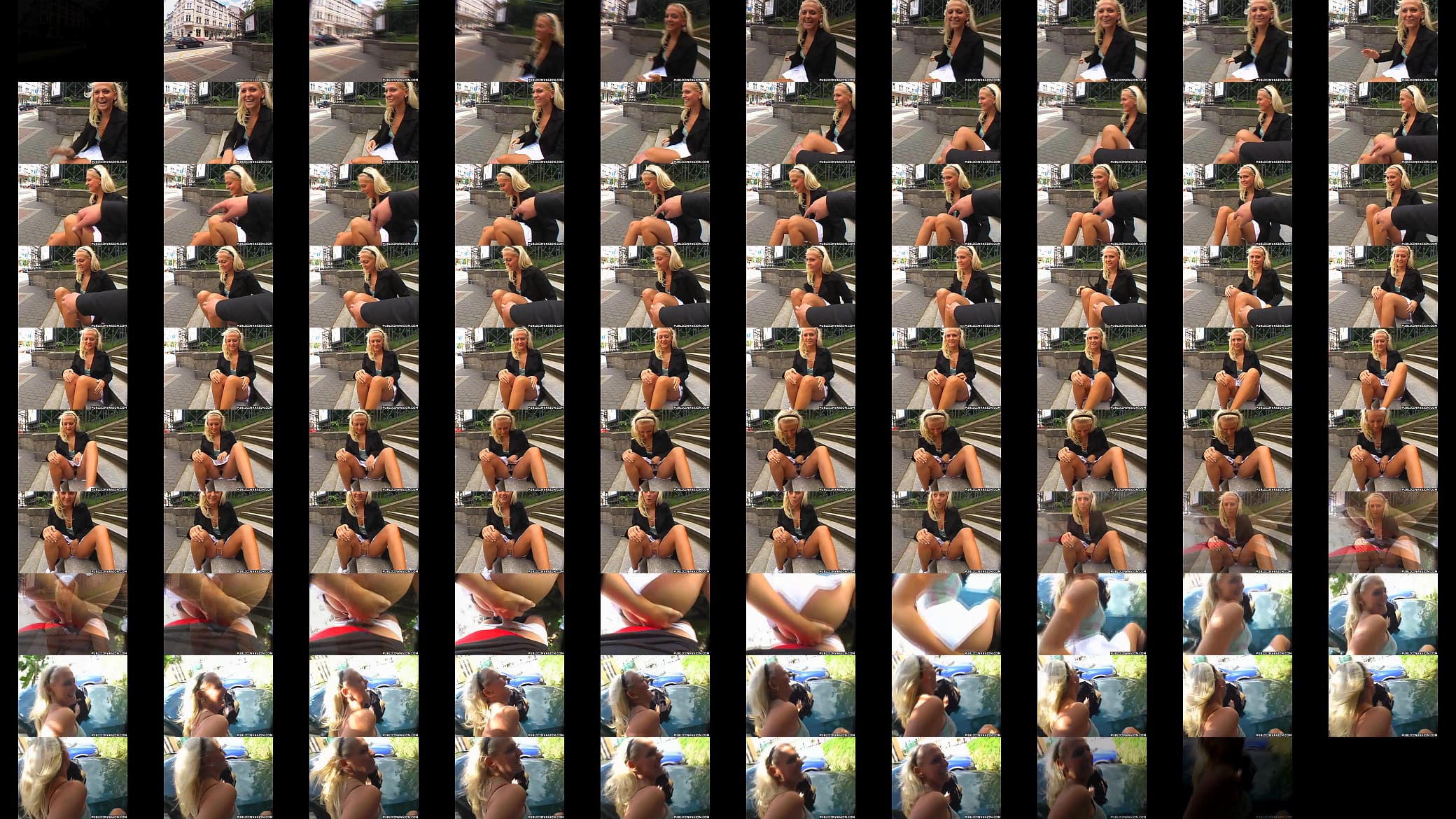 Czech Blondie in Public Invasion Sucking and Fucking 4 预览图
