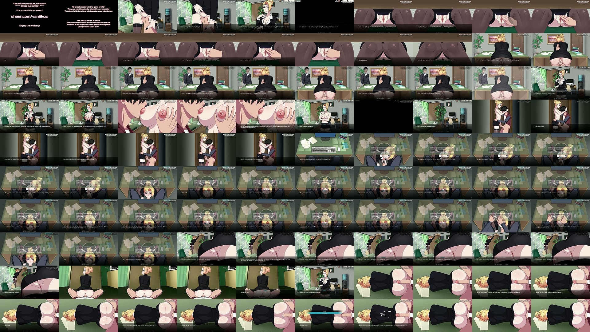 Naruto: Kunoichi Trainer | Hot Blonde Secretary Babe With A Big Perfect Ass Public Blowjob And Anal Sex With Creampie At Office | Anime Hentai Porn Game 预览图