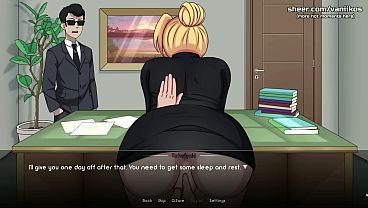 Naruto: Kunoichi Trainer | Hot Blonde Secretary Babe With A Big Perfect Ass Public Blowjob And Anal Sex With Creampie At Office | Anime Hentai Porn Game