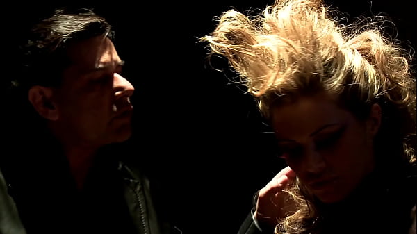 Busty Natasha Nyce holds her big tits while her guy licks her shaved pussy