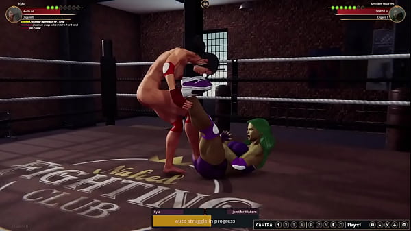 Kyla VS Jennifer Walters (Naked Fighter 3D)
