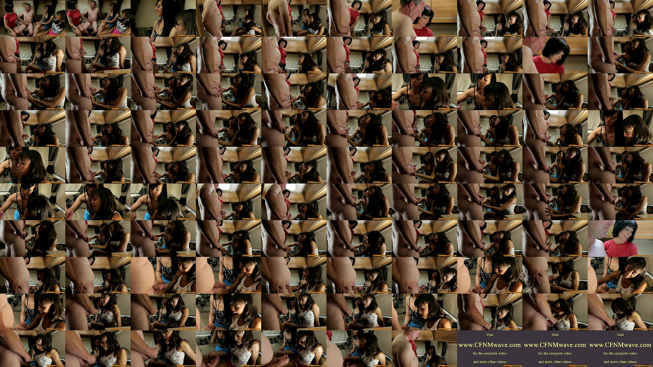 CFNM voyeurs jizzed on by chubby dude 预览图