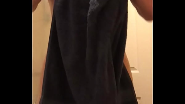 thumb getting a stiff cock