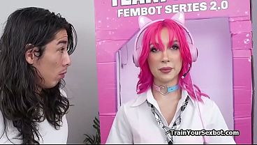 He Pounds Fembot While She Dominates His Games