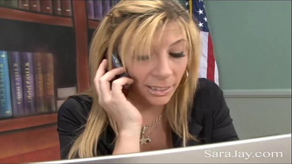 Interracial Office Sex with Sara Jay