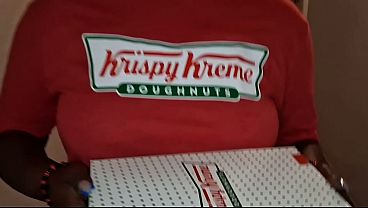 Krispy Kreme delivery girl wanted extra glaze for her donuts