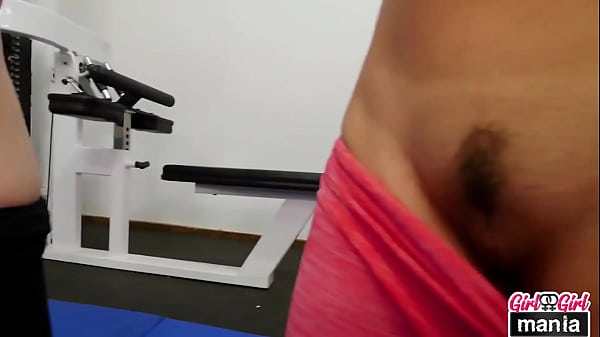 Lesbian Work Out! Alix Lovell & Lauren Phillips Have Sex In The Gym!
