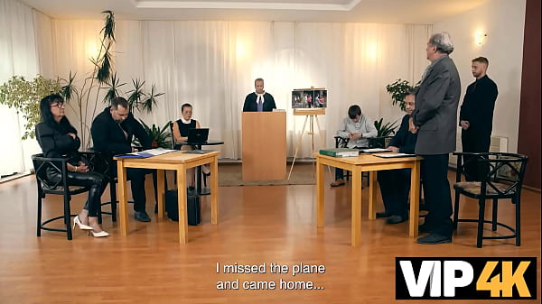 VIP4K. Contempt and Cock in Court