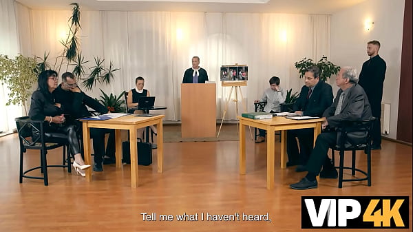 VIP4K. Contempt and Cock in Court