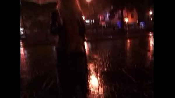 A blonde slut blows everyone off on the street