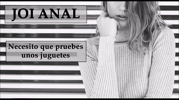 JOI anal. La dueña del sex shop quiere probar u...