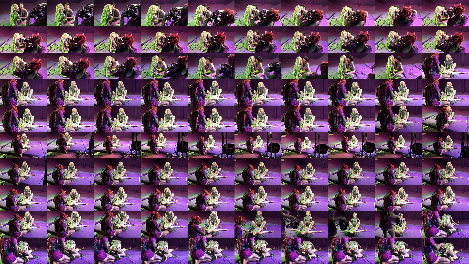 Behind the Scenes Tattooed Girls Squeeze &amp; Tease 预览图