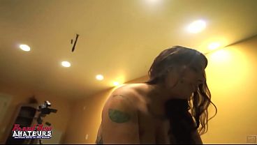 Kai Willow Tattooed Brunette Hottie Gagging BJ Intense Oral Tease!