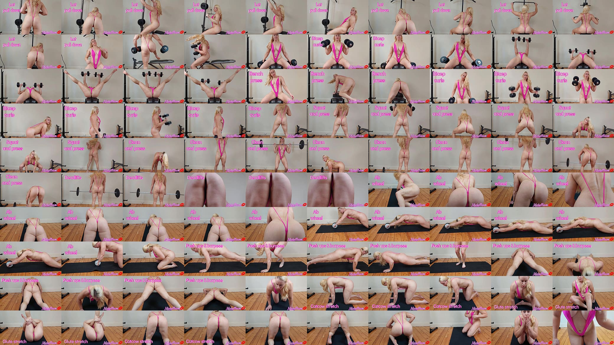 micro bikini workout 预览图