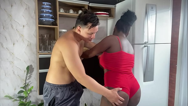 My wife makes me horny cleaning the house like this with her shorts stuck in her ass. I think she wants to provoke me
