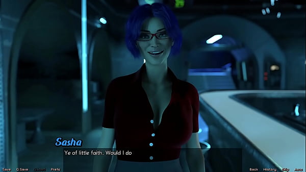 Stranded In Space #15 - Date Night with hot Blue Haired Milf