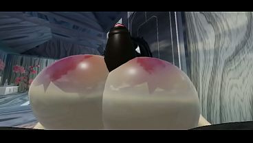 tasty big assed whore wiggles a black cock with her fat buttocks 
