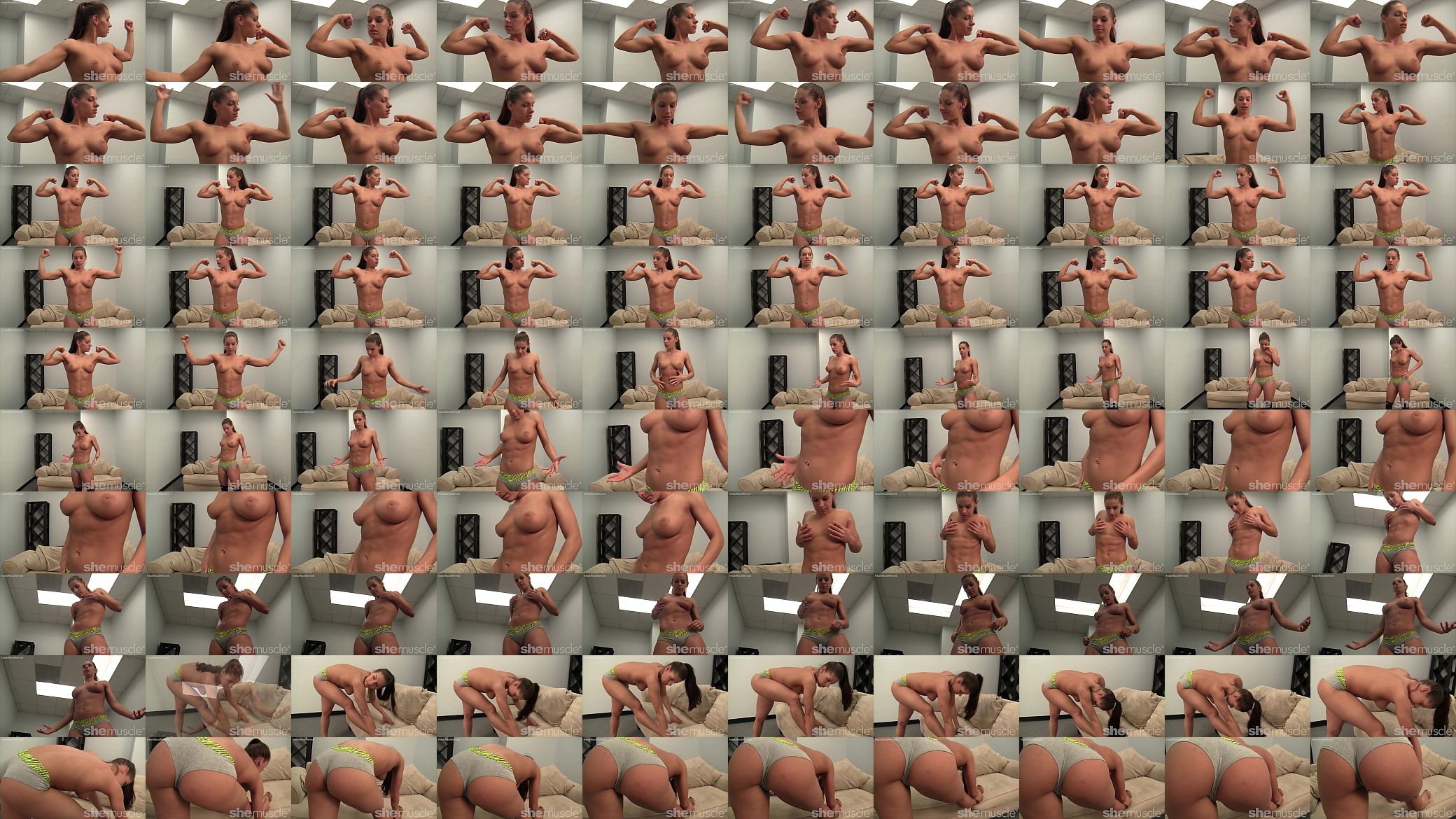 Sexy Fitness Model Skylar Has To Do Everything 预览图