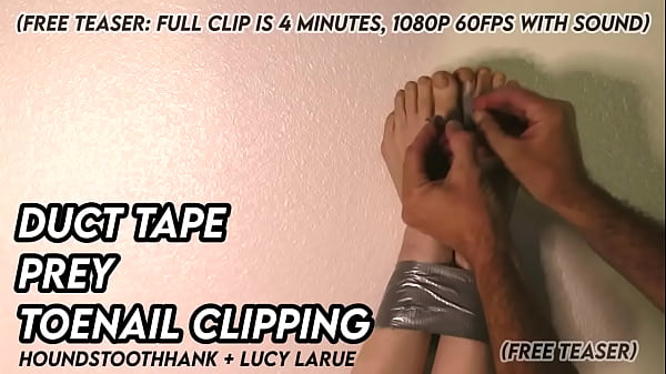 Duct Tape Prey Toenail Clipping