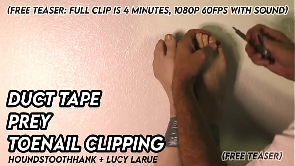 Duct Tape Prey Toenail Clipping