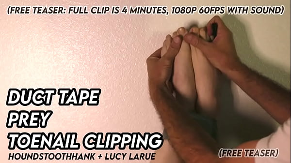 Duct Tape Prey Toenail Clipping