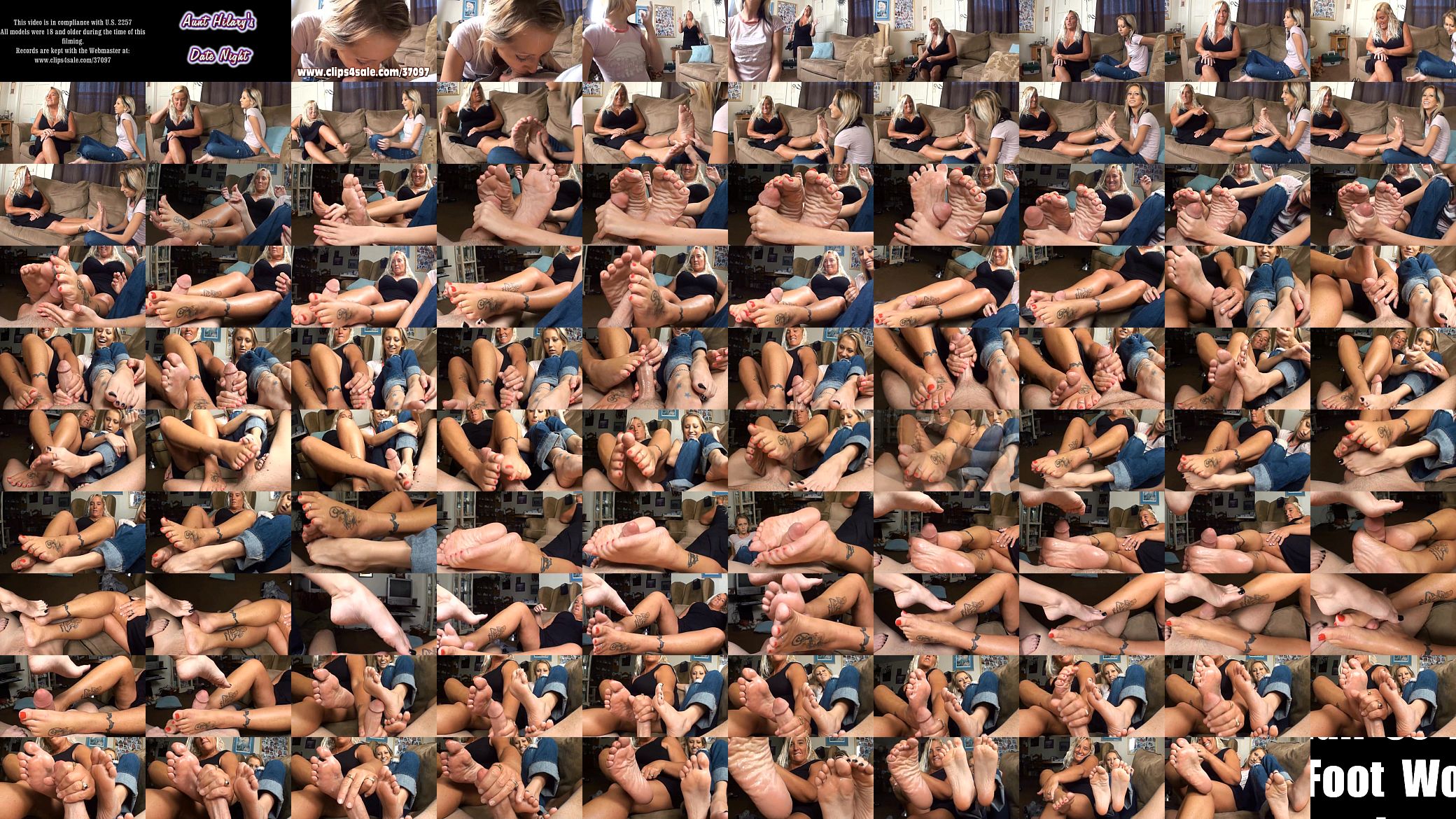 2 Girls Sexy Footjob 预览图