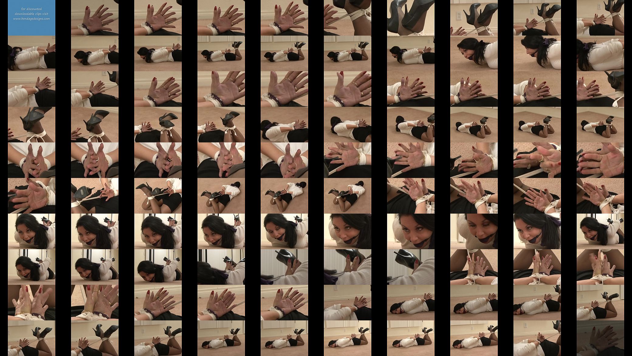 Palms out hogtie bondage 预览图