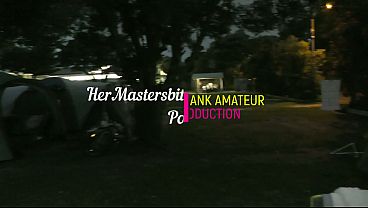 Bunette Public Butt Plug Walk