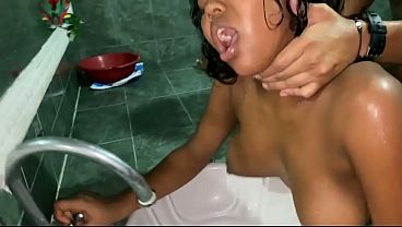 My horny stepsister spends all her time masturbating her vagina and I can't resist anymore, so I go into her room and fuck her in her cunt