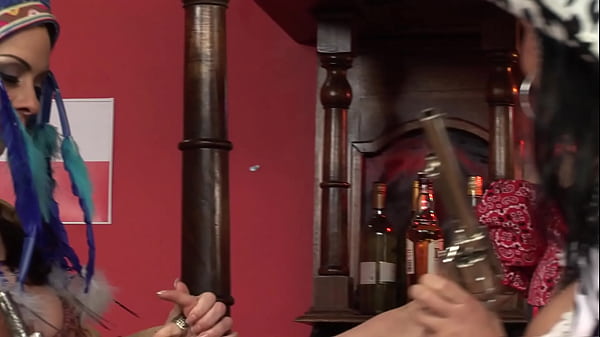 Blonde lesbians, Brooklyn Lee and Nikky Thorne, will be wearing high heels while one girl...