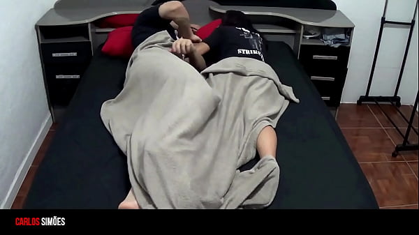 Interracial boy and girl couple have some hot sex in the bedroom