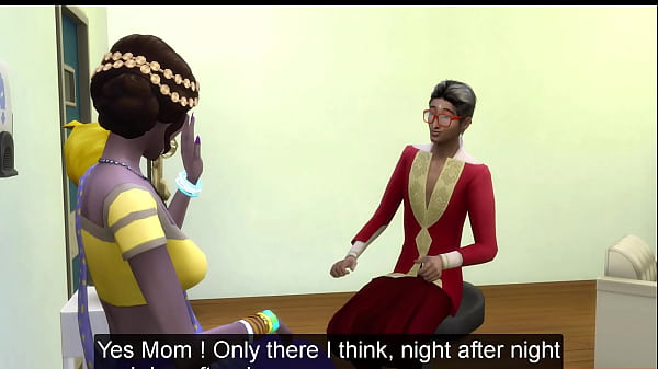 Indian step-Son visits his step-mom who is doctor in his office to have sex with her second time