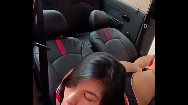 Anal sex in my stepsister's car.. it's so hot he cums inside my ass part one Alexachris20